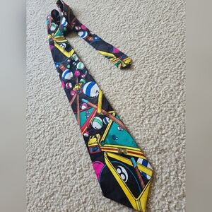 🌈 Men’s Pool & Billiards Novelty Tie by Addiction – Made in Korea